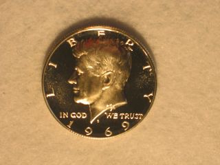 1969 S 40% Silver Kennedy Half Dollar Proof (10145) photo
