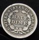 1854 Silver Seated Liberty Half Dime With Arrows 1854 Half Dimes photo 3
