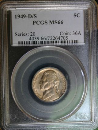 1949 - D/s Jefferson Nickel 