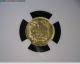 1874 Unc Details Improperly Cleaned $1 Indian Gold Piece Ngc Cert 3801813 - 007 Gold photo 1