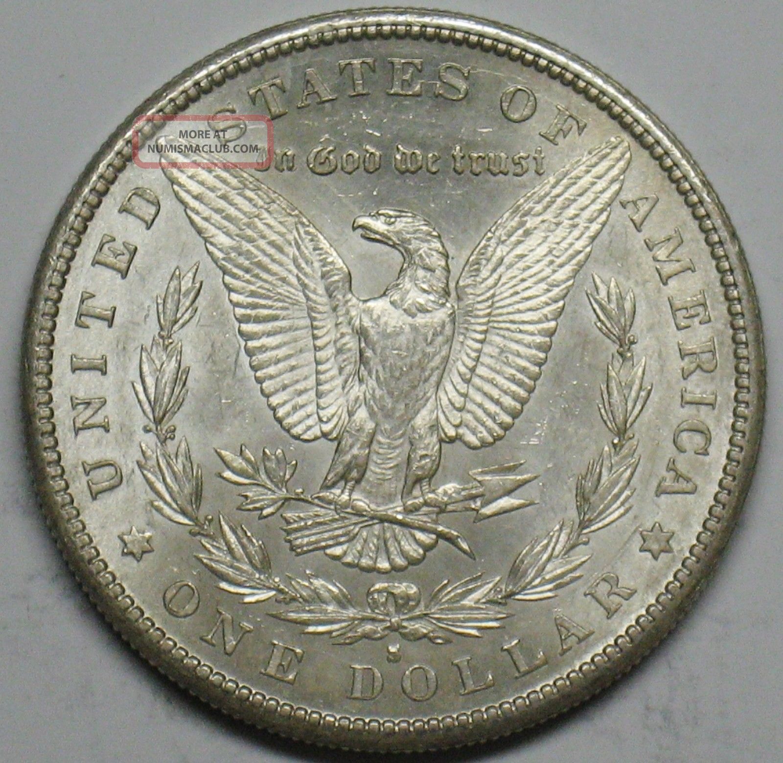 1887 S Morgan Silver Dollar Grade Choice Bu Shipped L349