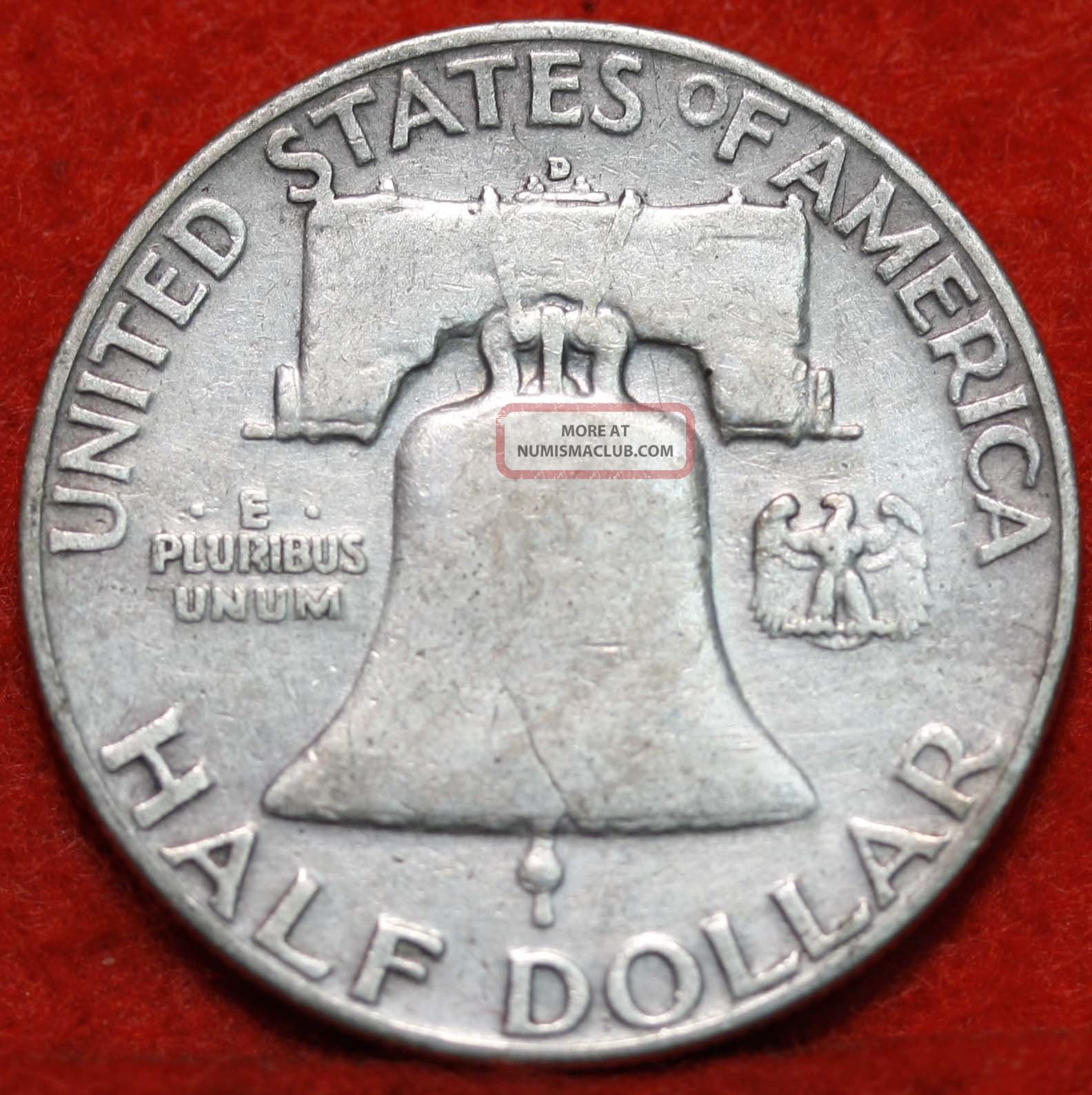 1953 D Silver Franklin Half Dollar