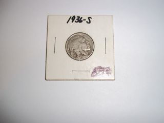 1936 - S Buffalo Nickel photo