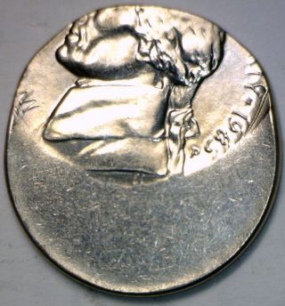 1985 Early Date Error Full Steps Ch Bu Off Center Jefferson Nickel Fs O/c Coin 7 photo