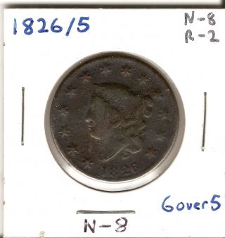1826 Large Cent (n - 8) 