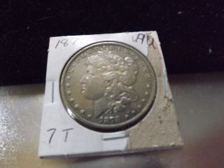 1878 - P 7t Morgan Silver Dollar  Rare Key Date photo