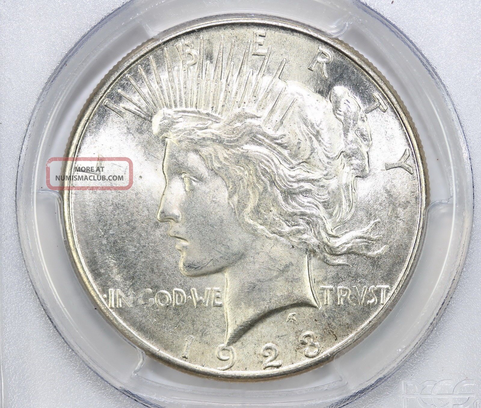 1923 S Peace Silver Dollar Ms 64 Pcgs 6393 
