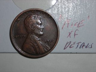 Wheat Penny 1916d Lincoln Cent 1916 - D Xf Details photo