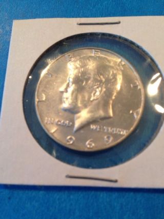 1969 D Kennedy Half Dollar 40% Silver photo