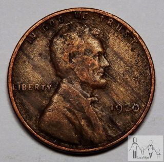 1930 (p) Vg Improper Alloy Woody Wheat Cent Penny 1c Us Coin - photo
