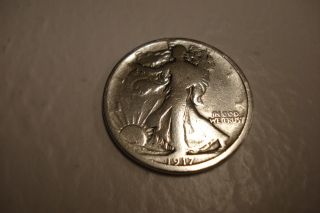 1917 - P Silver Waling Liberty 1/2 Dollar,  (17wl) photo