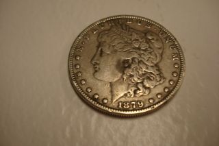 Vg 1879 - P Silver Morgan Dollar (3 - M) photo