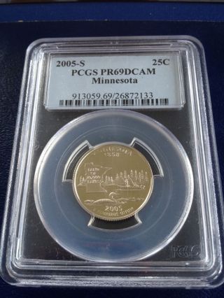 2005 - S 25c Minnesota Silver (proof) 50 States Quarter photo