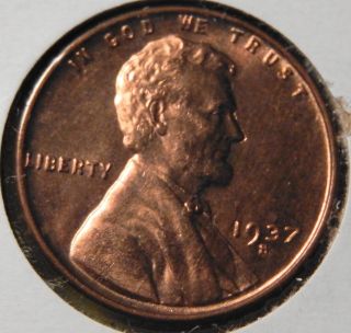 1937 - S Lincoln Wheat Cent photo