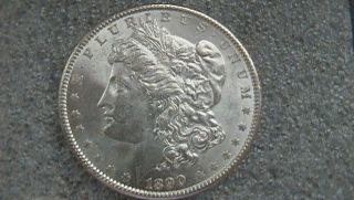 Morgan Silver Dollar 1890 - P Brilliant Uncirculated 3 photo