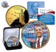 Barack Obama 44th President 24 K Gold Plated -.  Colorized Hawaii State Quarter Quarters photo 1