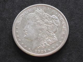 1921 - S Morgan Silver Dollar U.  S.  Coin A8515l photo