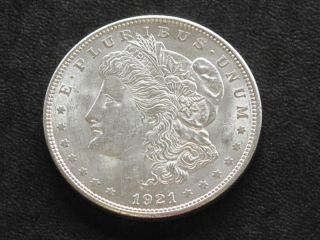 1921 - P Morgan Silver Dollar U.  S.  Coin A8514l photo