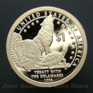 2013 - S Native American Sacagawea Dollar - Gem Proof Deep Cameo U.  S.  Coin photo