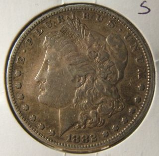 1882 - S Morgan Silver Dollar Xf Better Date photo
