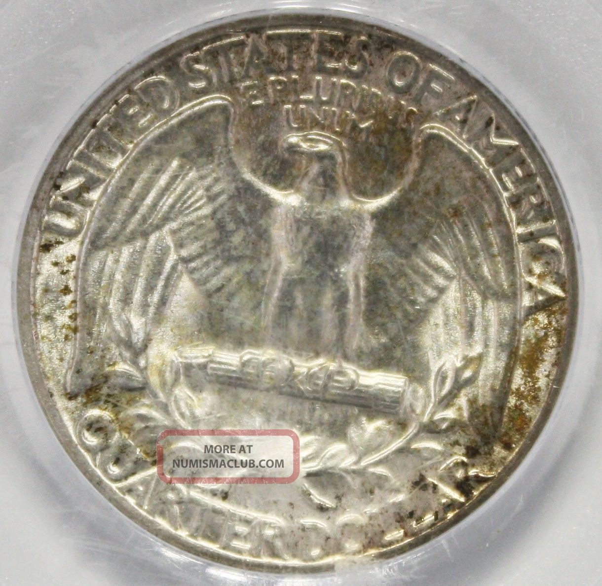 1934 Double Die Obverse Washington Quarter Pcgs Ms62 Rare Ddo Silver 25c