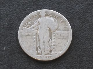 1926 - S Standing Liberty Silver Quarter U.  S.  Coin C2843 photo