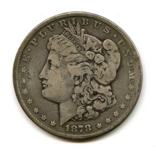 1878 Cc Morgan Silver Dollar Carson City photo