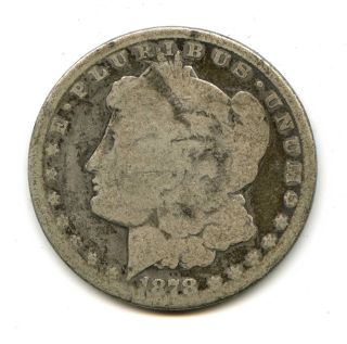 1878 Cc Morgan Silver Dollar Carson City photo