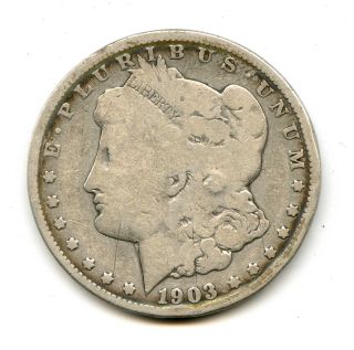 1903 O Morgan Silver $1 Dollar photo