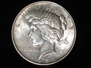 Peace Silver Dollar 1922 photo