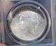 1923 - Peace Silver Dollar Certified By Pcgs Ms64 In (ogh) Unique Patina Dollars photo 4
