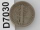 1919 - P Mercury Dime 90% Silver U.  S.  Coin D7030 Dimes photo 1