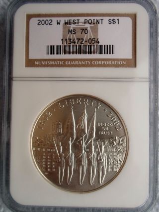 2002 W West Point S$ 1 Ngc Ms 70. photo