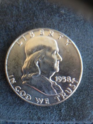 1958 50c (proof) Franklin Half Dollar photo