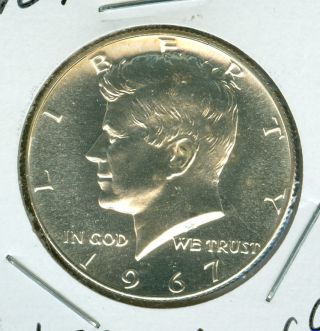 1967 Kennedy Silver Half Sms Finest Graded State. photo