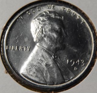 1943 - S Lincoln Wheat Cent Fine photo