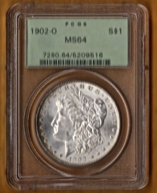 1904 - O Morgan Silver Dollar Pcgs Ms64 photo