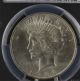 1923 Pcgs Ms63 Peace Dollar - Graded Silver Investment Certified Coin $1 Dollars photo 2