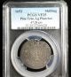 1652 N - 11 Pcgs Vf25 Pine Tree Lg.  Planchett Shilling 67.  28 Grs Coins: US photo 2