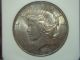 1923 - P Ngc Ms63 Toned Silver Peace Dollar Dollars photo 4