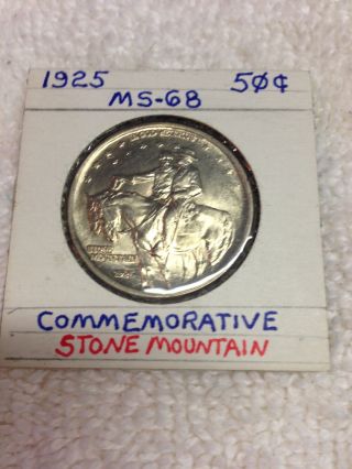 1925 Stone Mountain Silver Commemorative Very Very High Ms photo