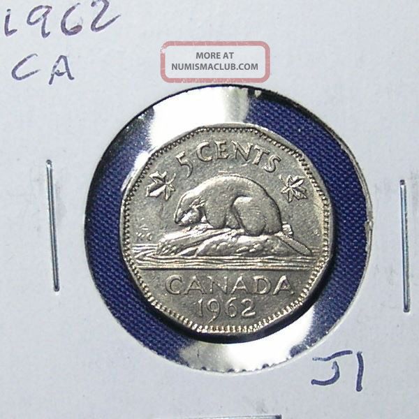 1962 Canada Five Cents - Great Colectible. Coins: Canada photo