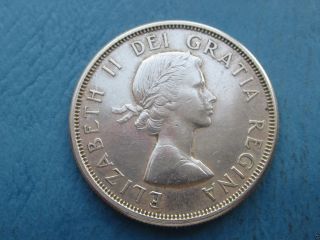 1963 Canadian 50c Silver Coin 1072 photo