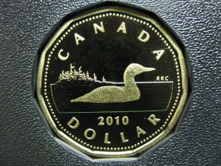 2010 Canadian Proof Loonie ($1.  00) photo