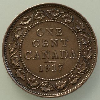 1917 Canada George V Large Cents photo