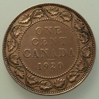 1920 Canada George V Large Cents photo