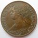1861 Nova Scotia Half Cent Au - 50 Scarce Low Mintage N.  S.  Victoria ½¢ Coins: Canada photo 1