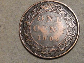 1899 Canadian Large Cent 6747a photo