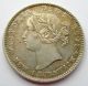 1864 Brunswick Ten Cents Ef - 40 Scarce & Key N.  B.  Dime Coins: Canada photo 1