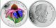 2013 $20 Fine Silver Coin - Purple Coneflower With Venetian Glass Butterfly Coins: Canada photo 1